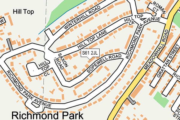 S61 2JL map - OS OpenMap – Local (Ordnance Survey) S61 2JL map - OS OpenMap – Local (Ordnance Survey)