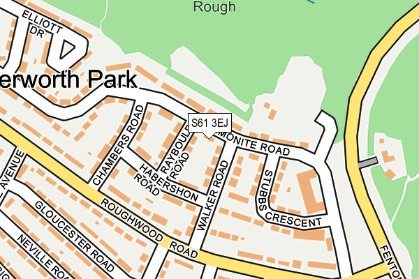 S61 3EJ map - OS OpenMap – Local (Ordnance Survey) S61 3EJ map - OS OpenMap – Local (Ordnance Survey)