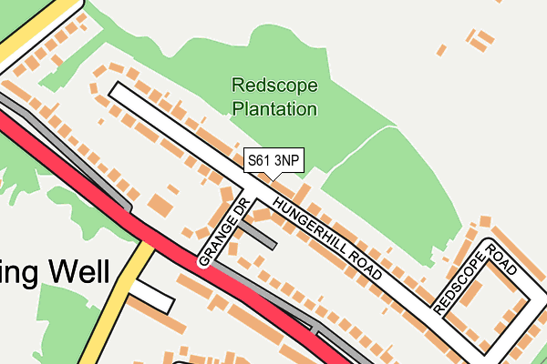 S61 3NP map - OS OpenMap – Local (Ordnance Survey) S61 3NP map - OS OpenMap – Local (Ordnance Survey)