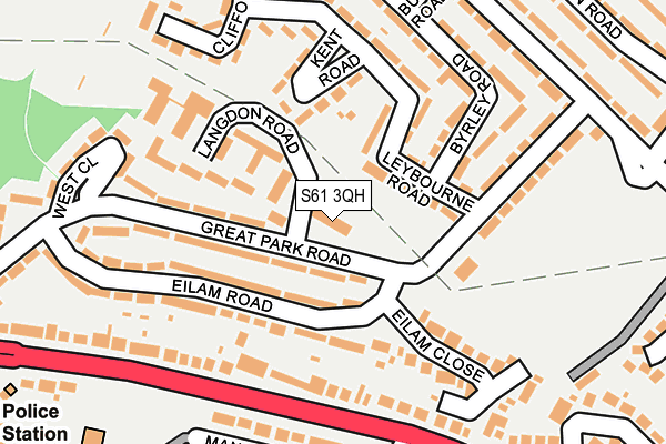 S61 3QH map - OS OpenMap – Local (Ordnance Survey) S61 3QH map - OS OpenMap – Local (Ordnance Survey)