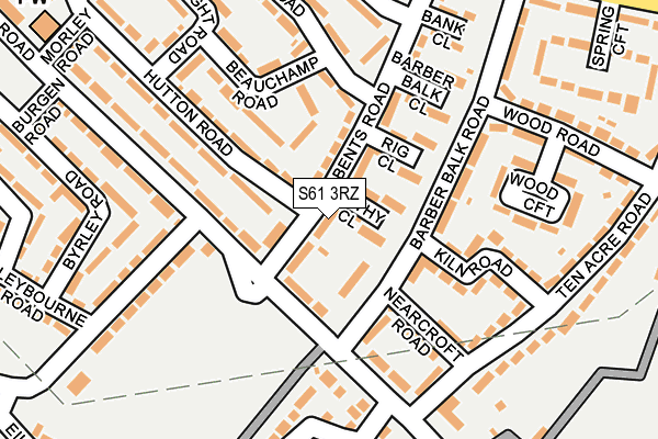 S61 3RZ map - OS OpenMap – Local (Ordnance Survey) S61 3RZ map - OS OpenMap – Local (Ordnance Survey)