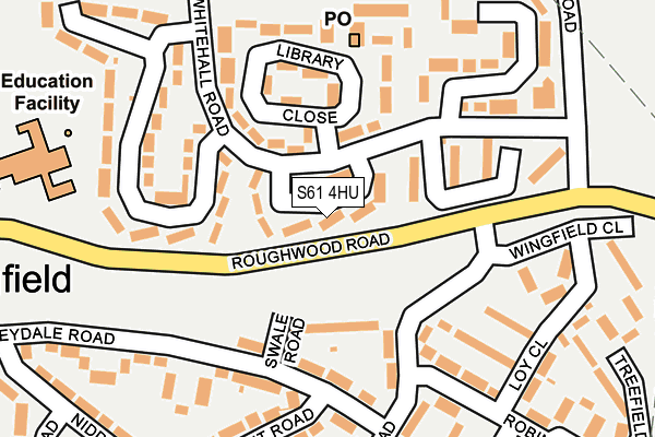 S61 4HU map - OS OpenMap – Local (Ordnance Survey) S61 4HU map - OS OpenMap – Local (Ordnance Survey)