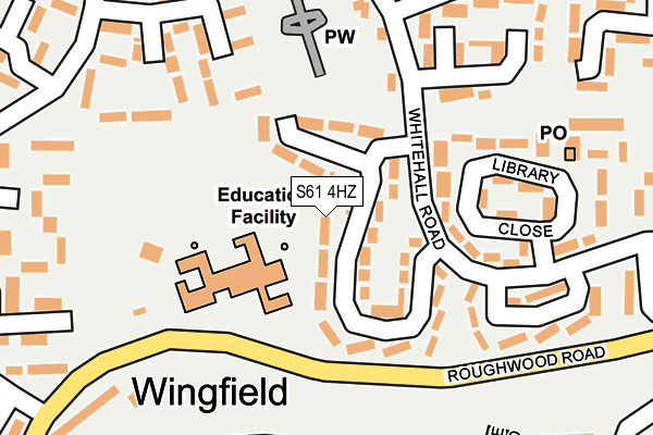 S61 4HZ map - OS OpenMap – Local (Ordnance Survey) S61 4HZ map - OS OpenMap – Local (Ordnance Survey)