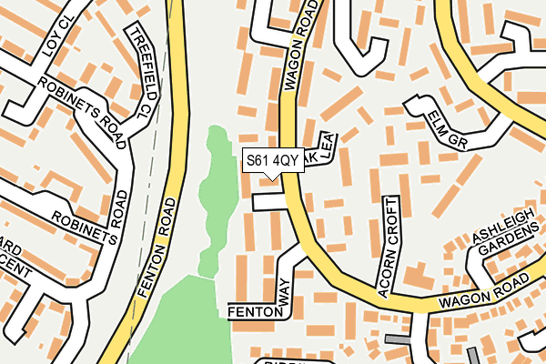 S61 4QY map - OS OpenMap – Local (Ordnance Survey) S61 4QY map - OS OpenMap – Local (Ordnance Survey)