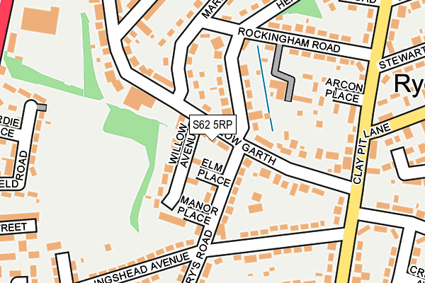 S62 5RP map - OS OpenMap – Local (Ordnance Survey) S62 5RP map - OS OpenMap – Local (Ordnance Survey)