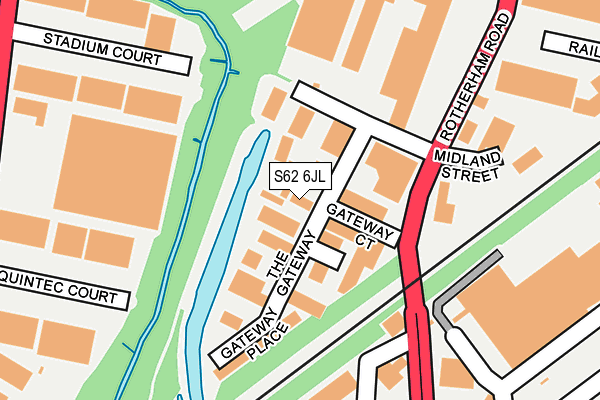 S62 6JL map - OS OpenMap – Local (Ordnance Survey) S62 6JL map - OS OpenMap – Local (Ordnance Survey)