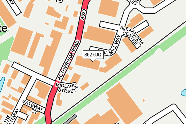 S62 6JQ map - OS OpenMap – Local (Ordnance Survey) S62 6JQ map - OS OpenMap – Local (Ordnance Survey)