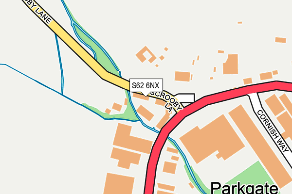 S62 6NX map - OS OpenMap – Local (Ordnance Survey) S62 6NX map - OS OpenMap – Local (Ordnance Survey)