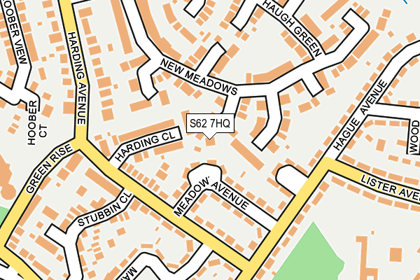 S62 7HQ map - OS OpenMap – Local (Ordnance Survey) S62 7HQ map - OS OpenMap – Local (Ordnance Survey)