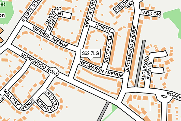 S62 7LG map - OS OpenMap – Local (Ordnance Survey) S62 7LG map - OS OpenMap – Local (Ordnance Survey)