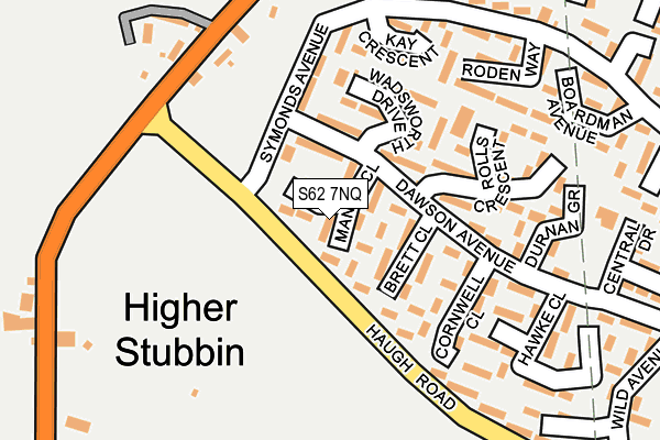 S62 7NQ map - OS OpenMap – Local (Ordnance Survey) S62 7NQ map - OS OpenMap – Local (Ordnance Survey)