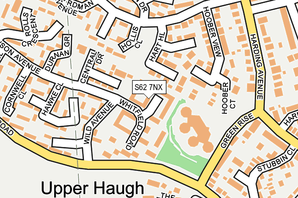 S62 7NX map - OS OpenMap – Local (Ordnance Survey) S62 7NX map - OS OpenMap – Local (Ordnance Survey)