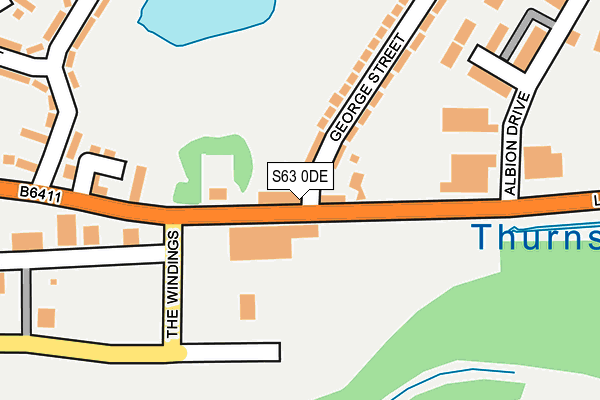 S63 0DE map - OS OpenMap – Local (Ordnance Survey) S63 0DE map - OS OpenMap – Local (Ordnance Survey)