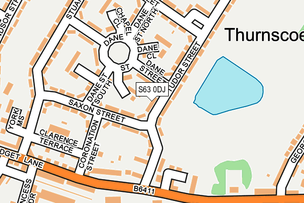 S63 0DJ map - OS OpenMap – Local (Ordnance Survey) S63 0DJ map - OS OpenMap – Local (Ordnance Survey)