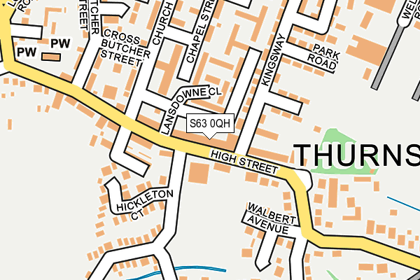 S63 0QH map - OS OpenMap – Local (Ordnance Survey) S63 0QH map - OS OpenMap – Local (Ordnance Survey)