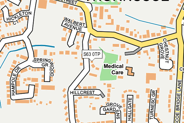 S63 0TP map - OS OpenMap – Local (Ordnance Survey) S63 0TP map - OS OpenMap – Local (Ordnance Survey)