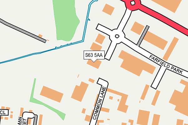 S63 5AA map - OS OpenMap – Local (Ordnance Survey) S63 5AA map - OS OpenMap – Local (Ordnance Survey)