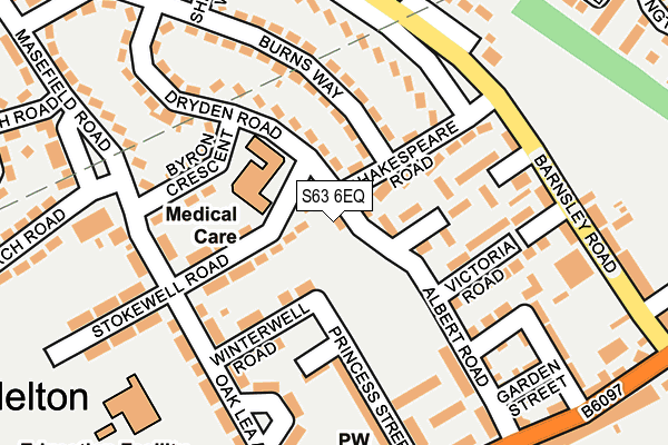 S63 6EQ map - OS OpenMap – Local (Ordnance Survey) S63 6EQ map - OS OpenMap – Local (Ordnance Survey)