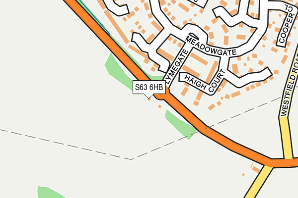 S63 6HB map - OS OpenMap – Local (Ordnance Survey) S63 6HB map - OS OpenMap – Local (Ordnance Survey)