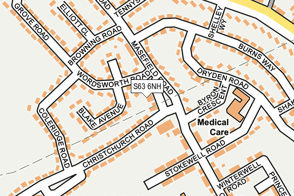 S63 6NH map - OS OpenMap – Local (Ordnance Survey) S63 6NH map - OS OpenMap – Local (Ordnance Survey)