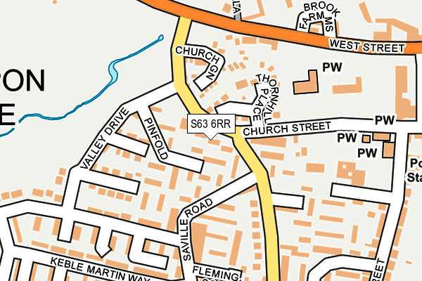 S63 6RR map - OS OpenMap – Local (Ordnance Survey) S63 6RR map - OS OpenMap – Local (Ordnance Survey)