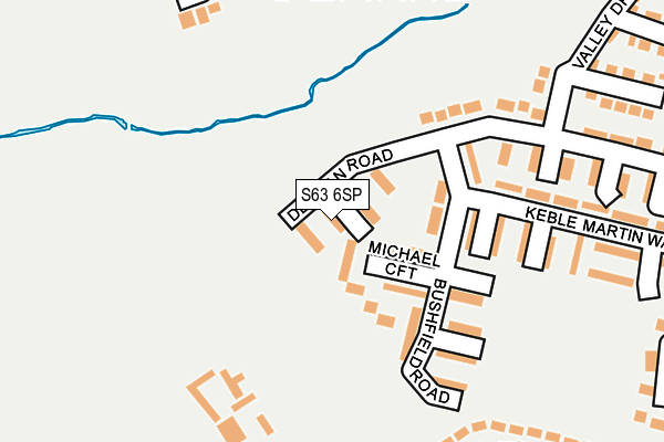S63 6SP map - OS OpenMap – Local (Ordnance Survey) S63 6SP map - OS OpenMap – Local (Ordnance Survey)