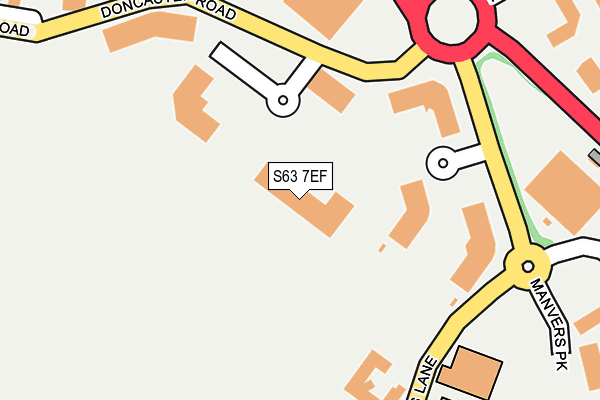 S63 7EF map - OS OpenMap – Local (Ordnance Survey) S63 7EF map - OS OpenMap – Local (Ordnance Survey)