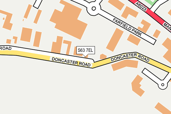 S63 7EL map - OS OpenMap – Local (Ordnance Survey) S63 7EL map - OS OpenMap – Local (Ordnance Survey)