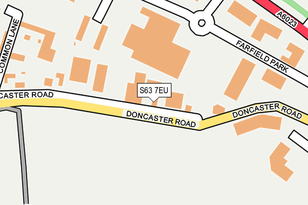 S63 7EU map - OS OpenMap – Local (Ordnance Survey) S63 7EU map - OS OpenMap – Local (Ordnance Survey)