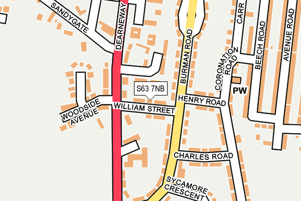 S63 7NB map - OS OpenMap – Local (Ordnance Survey) S63 7NB map - OS OpenMap – Local (Ordnance Survey)