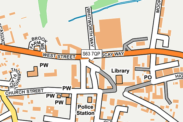 S63 7QP map - OS OpenMap – Local (Ordnance Survey) S63 7QP map - OS OpenMap – Local (Ordnance Survey)