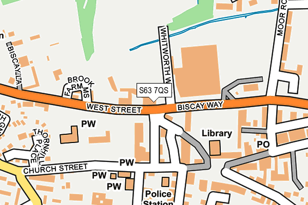 S63 7QS map - OS OpenMap – Local (Ordnance Survey) S63 7QS map - OS OpenMap – Local (Ordnance Survey)