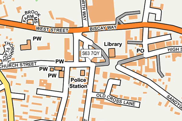 S63 7QY map - OS OpenMap – Local (Ordnance Survey) S63 7QY map - OS OpenMap – Local (Ordnance Survey)
