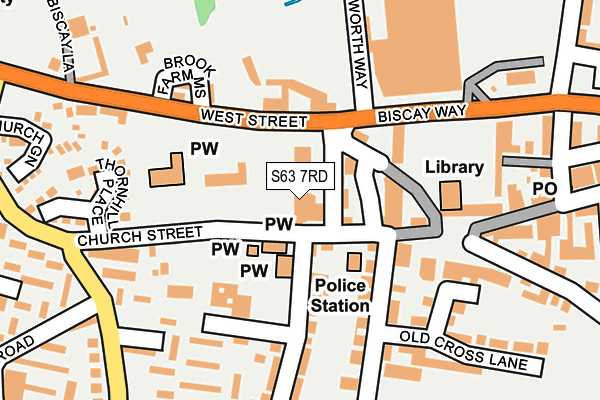 S63 7RD map - OS OpenMap – Local (Ordnance Survey) S63 7RD map - OS OpenMap – Local (Ordnance Survey)