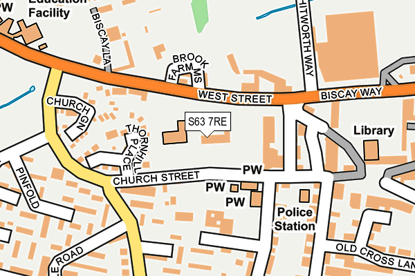 S63 7RE map - OS OpenMap – Local (Ordnance Survey) S63 7RE map - OS OpenMap – Local (Ordnance Survey)