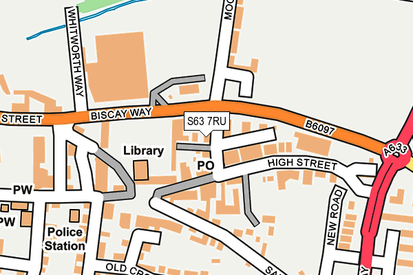 S63 7RU map - OS OpenMap – Local (Ordnance Survey) S63 7RU map - OS OpenMap – Local (Ordnance Survey)