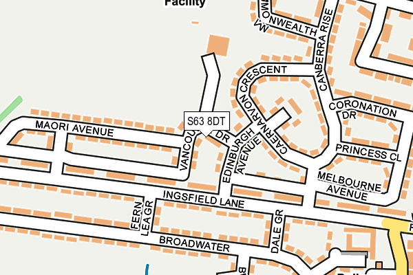 S63 8DT map - OS OpenMap – Local (Ordnance Survey) S63 8DT map - OS OpenMap – Local (Ordnance Survey)