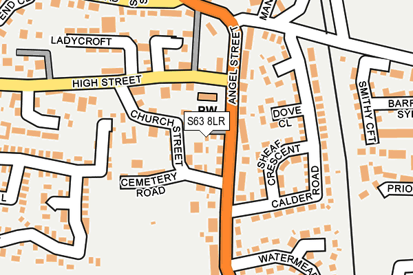 S63 8LR map - OS OpenMap – Local (Ordnance Survey) S63 8LR map - OS OpenMap – Local (Ordnance Survey)