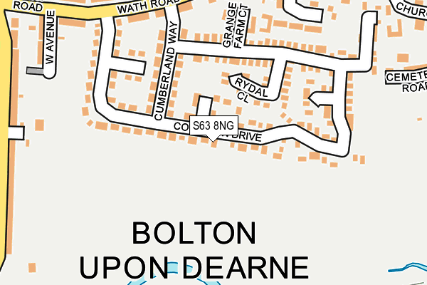 S63 8NG map - OS OpenMap – Local (Ordnance Survey) S63 8NG map - OS OpenMap – Local (Ordnance Survey)