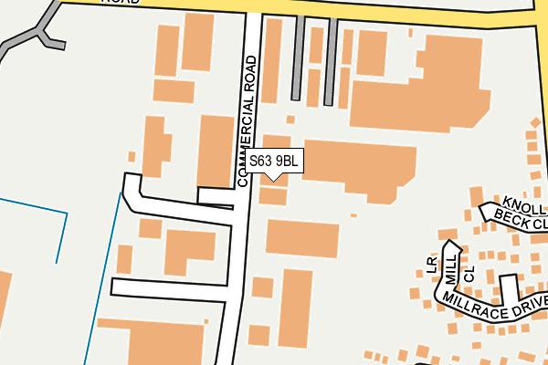 S63 9BL map - OS OpenMap – Local (Ordnance Survey) S63 9BL map - OS OpenMap – Local (Ordnance Survey)