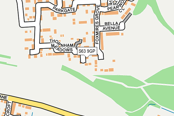 S63 9GP map - OS OpenMap – Local (Ordnance Survey) S63 9GP map - OS OpenMap – Local (Ordnance Survey)