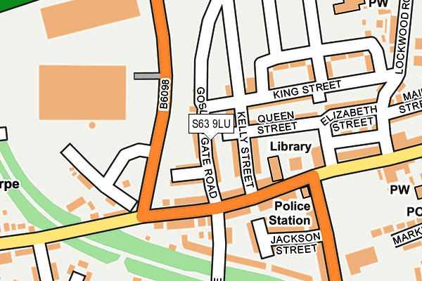 S63 9LU map - OS OpenMap – Local (Ordnance Survey) S63 9LU map - OS OpenMap – Local (Ordnance Survey)