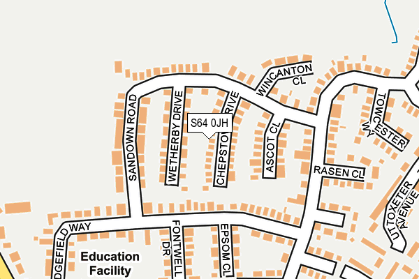 S64 0JH map - OS OpenMap – Local (Ordnance Survey) S64 0JH map - OS OpenMap – Local (Ordnance Survey)