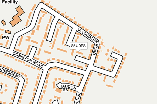 S64 0PS map - OS OpenMap – Local (Ordnance Survey) S64 0PS map - OS OpenMap – Local (Ordnance Survey)