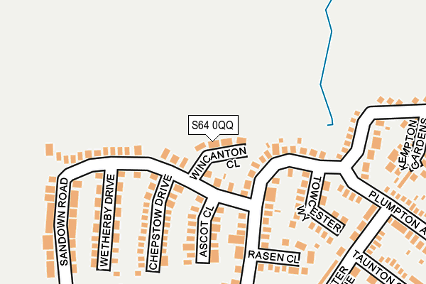 S64 0QQ map - OS OpenMap – Local (Ordnance Survey) S64 0QQ map - OS OpenMap – Local (Ordnance Survey)