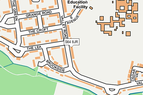 S64 8JR map - OS OpenMap – Local (Ordnance Survey) S64 8JR map - OS OpenMap – Local (Ordnance Survey)
