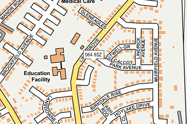 S64 8SZ map - OS OpenMap – Local (Ordnance Survey) S64 8SZ map - OS OpenMap – Local (Ordnance Survey)