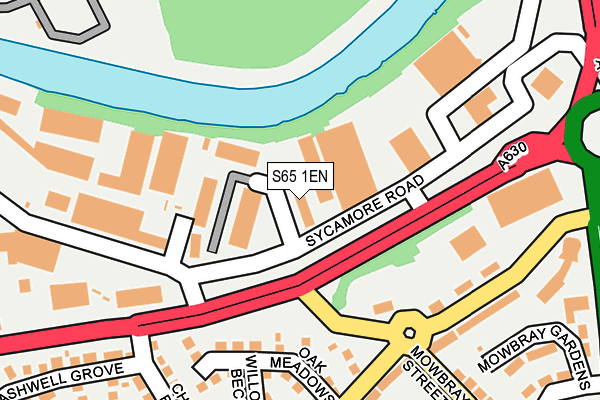 S65 1EN map - OS OpenMap – Local (Ordnance Survey) S65 1EN map - OS OpenMap – Local (Ordnance Survey)