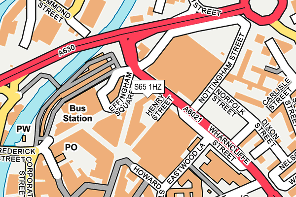 S65 1HZ map - OS OpenMap – Local (Ordnance Survey) S65 1HZ map - OS OpenMap – Local (Ordnance Survey)