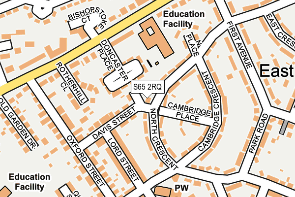 S65 2RQ map - OS OpenMap – Local (Ordnance Survey) S65 2RQ map - OS OpenMap – Local (Ordnance Survey)